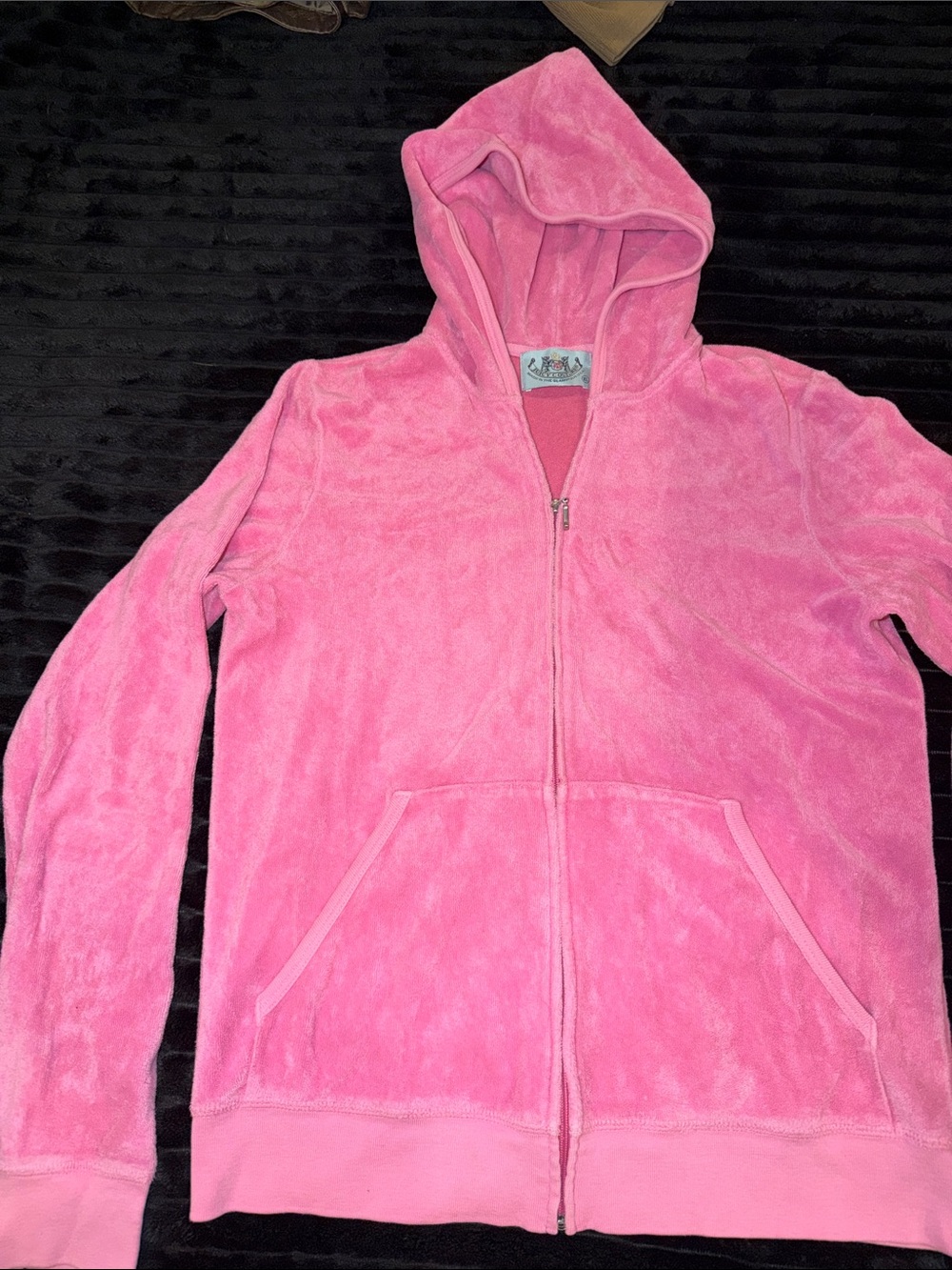 Juicy Couture Pink Hooded Zip-Up